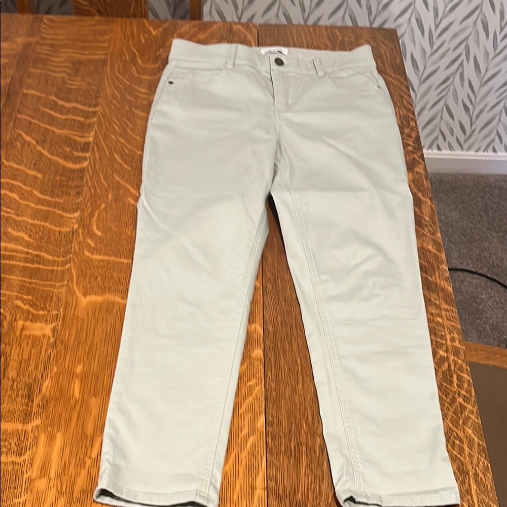 Gibson Gray/Light Green Jeans Classic Style with Subtle Stitching